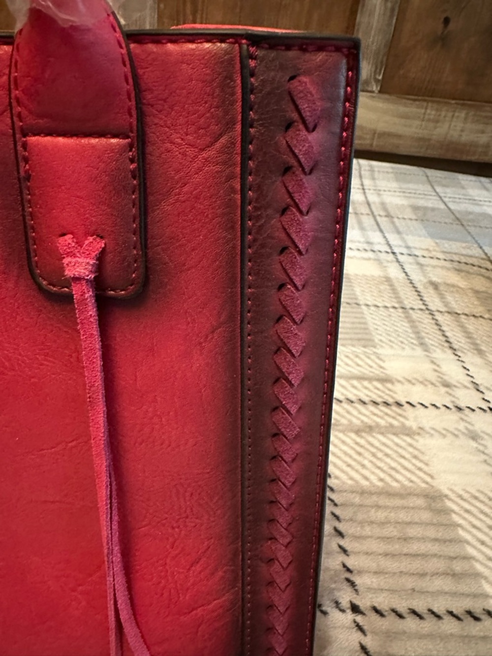 Wrangler Burgundy Red Leather Purse With Matching Wallet New Western - Picture 2 of 9